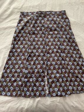 Toad & Co. Floral Cotton Skirt